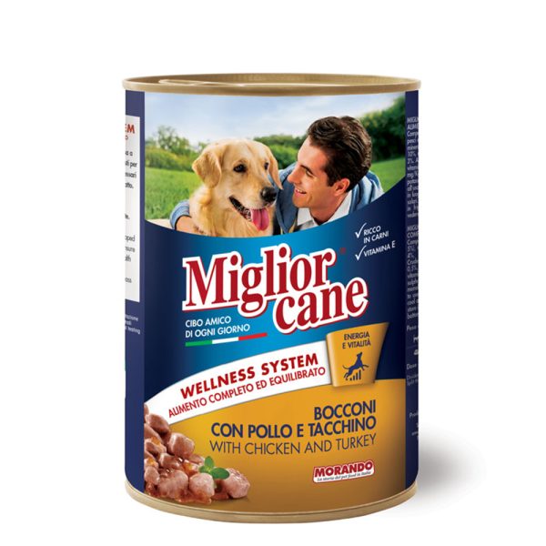 Miglior cane chunks chicken & Turkey 405 gm