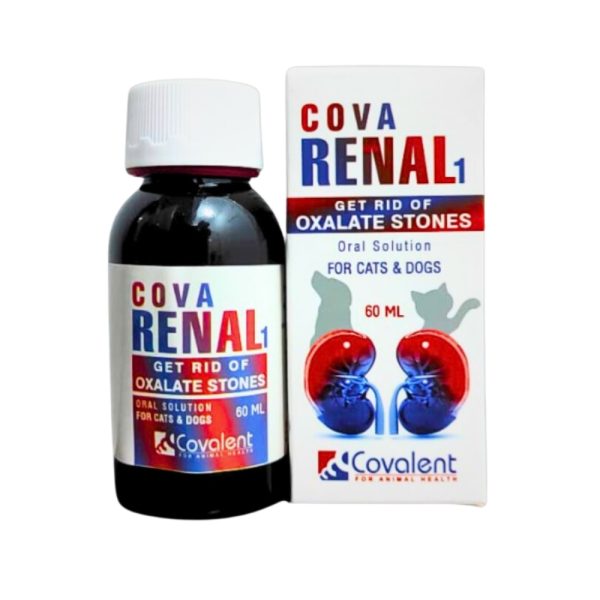 COVA Renal 1 Oxalate Stones For Cats & Dogs 60ML