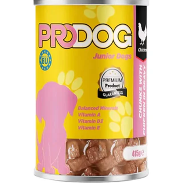 ProDog Wet Food Puppy Chunks With Chicken In Gravy 415g