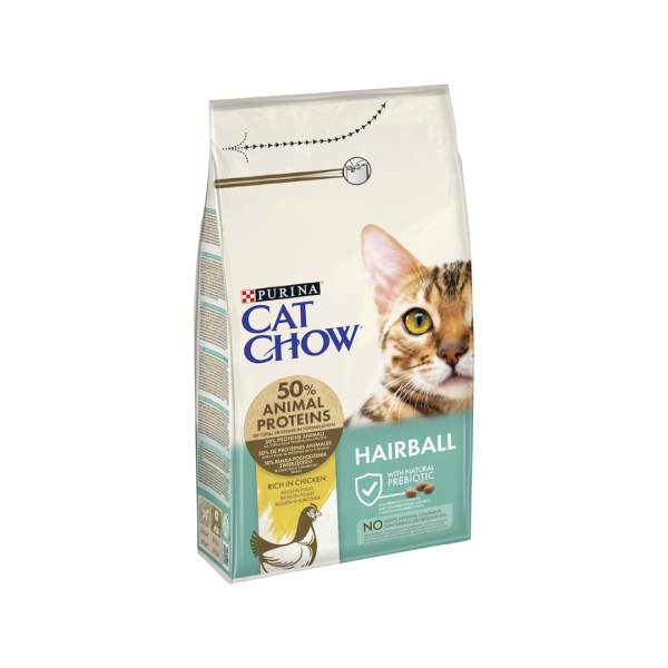 PURINA CAT CHOW HAIRBALL RICH IN CHICKEN 1.5 KG