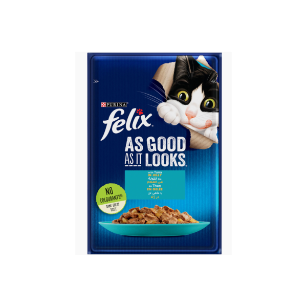 PURINA FELIX AS GOOD AS IT LOOK TUNA 85G