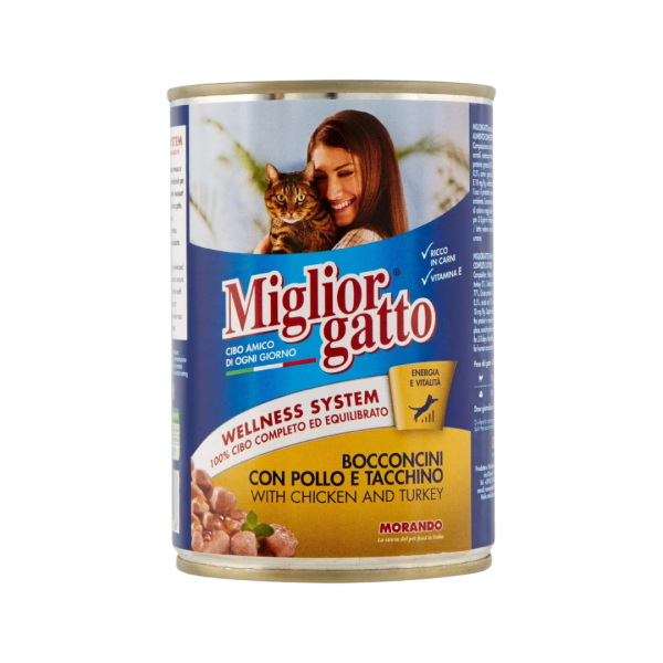 Miglior gatto Pollo e Tacchinoe  405g