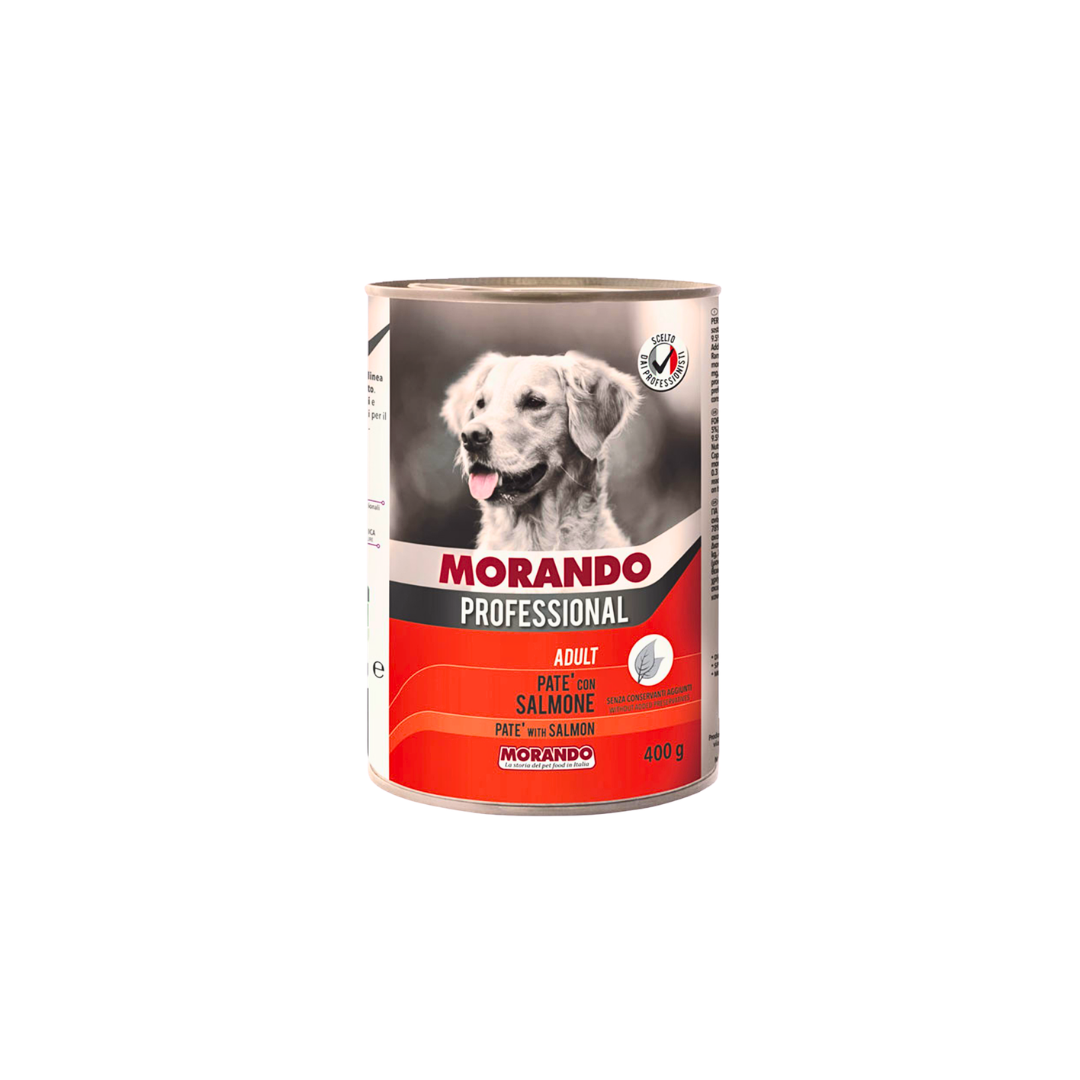 m salmon MORANDO CAN PROFESSLONAL PATE WITH SALMON 400 g - Image 1