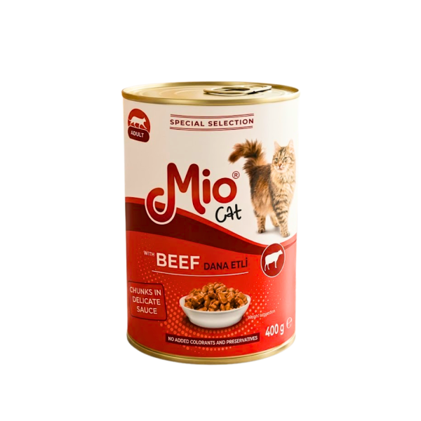 MIO CAT ADULT BEEF 400G