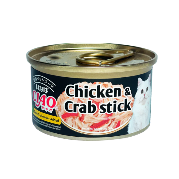 CIAO CHICKEN FILLET AND CRAB STICK IN JELLY 75 G