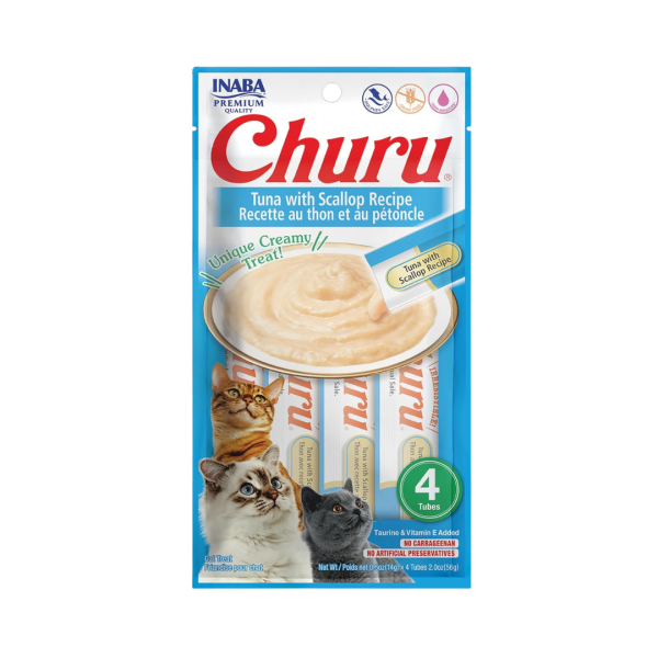 CHURU TUNA WITH SCALLOP  CAT 4*14G