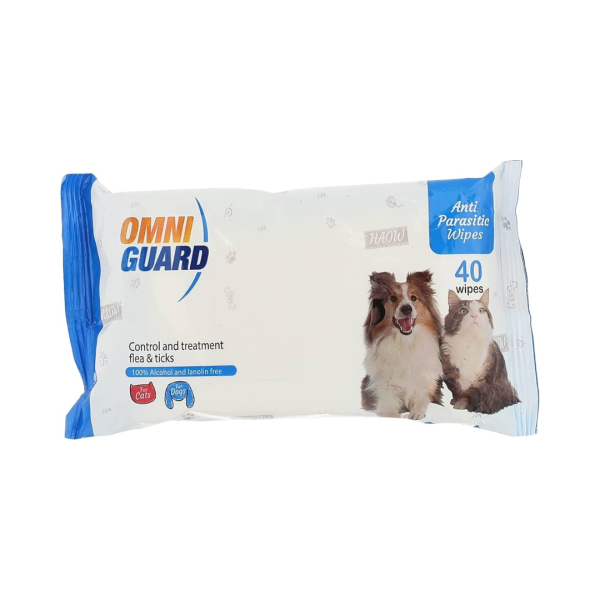 OMNI GUARD ANTI PARASITIC WIPES 40 WIPES