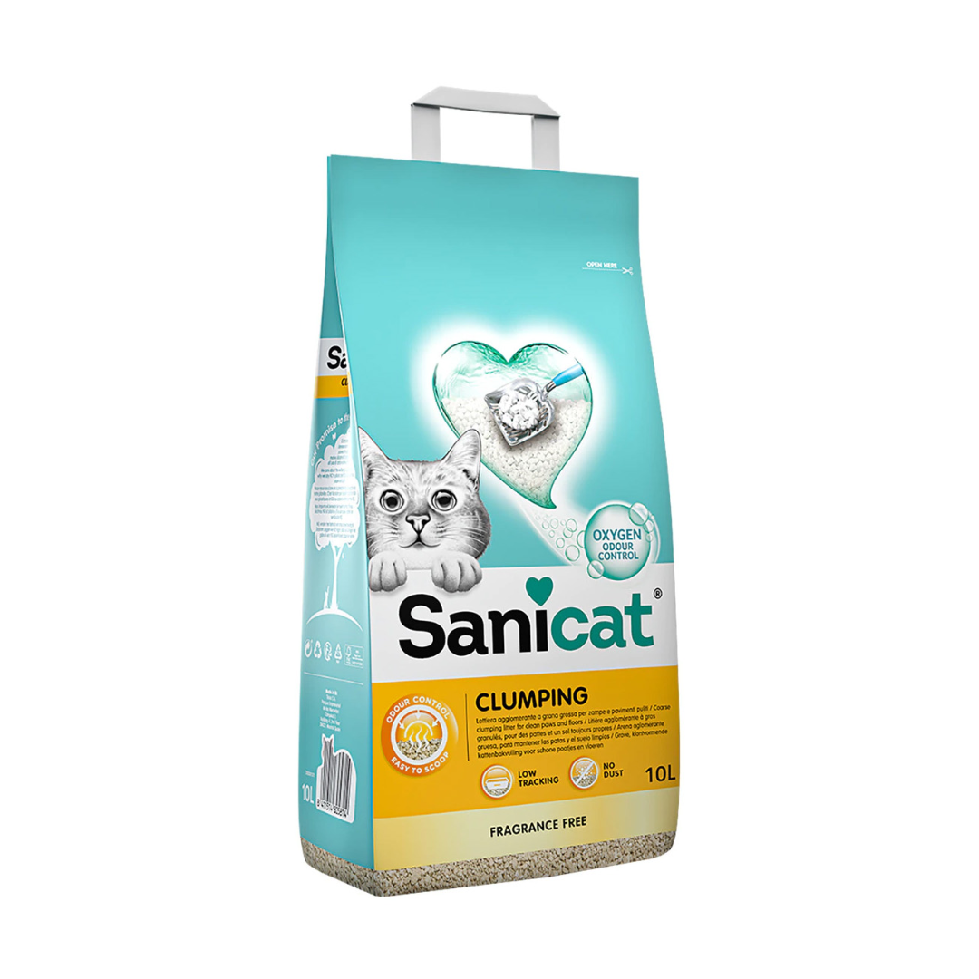 templet 1080 - 2026-07-01T210718.633 SANICAT CLUMPING WHITE FRAGRANCE FREE 10L - Image 1