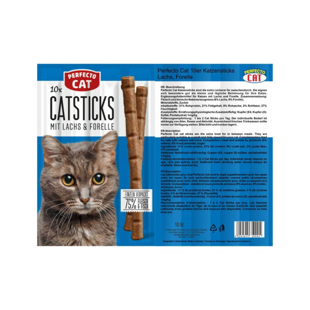 templet 1080 - 2026-07-06T150415.909 PERFECTO CAT STICKS WITH SALMON & TROUT 50GM - Image 1