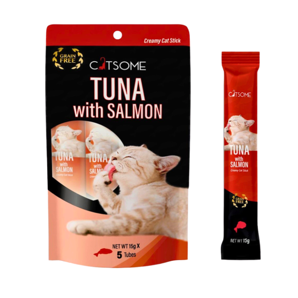 CAT SOME TUNA WITH SALMON 5*15G