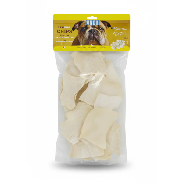 ORGO RAWHIDE CHIPS DENTAL & ORAL CARE  L