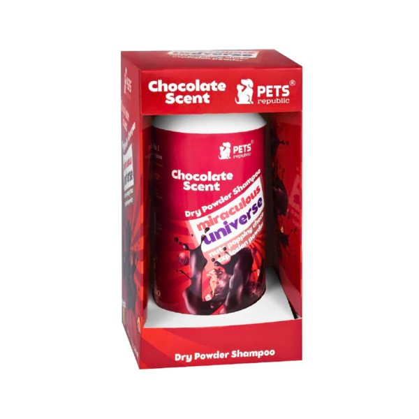 PETS REPUBLIC  Dry Powder Shampoo - Chocolate scent 500gm