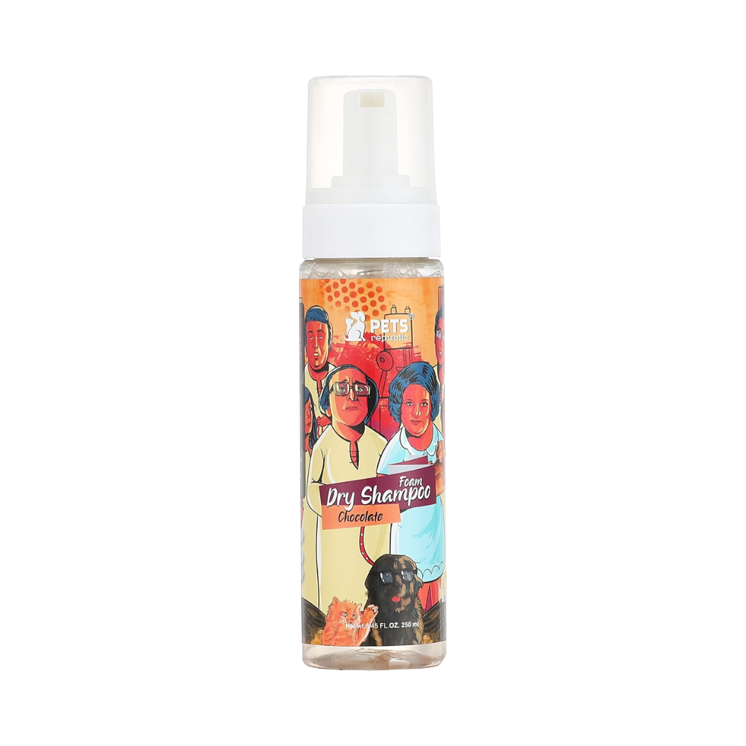 templet 1080 (24) PETS REPUBLIC Dry Foam Shampoo Pinky Girl 250ml - Image 1