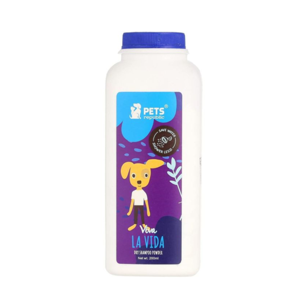 PETS REPUBLIC  Dry Powder Shampoo - Viva la vida 200gm