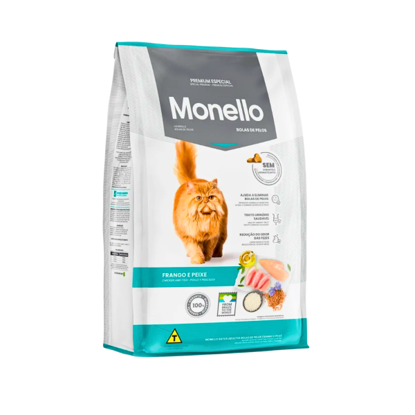 MONELLO HAIRBALLS CONTROL CHICKEN & FISH 1KG