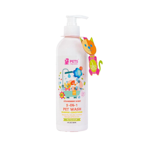 PETS REPUBLIC  Anti Dandruff Shampoo for pet - Strawberry 500ml
