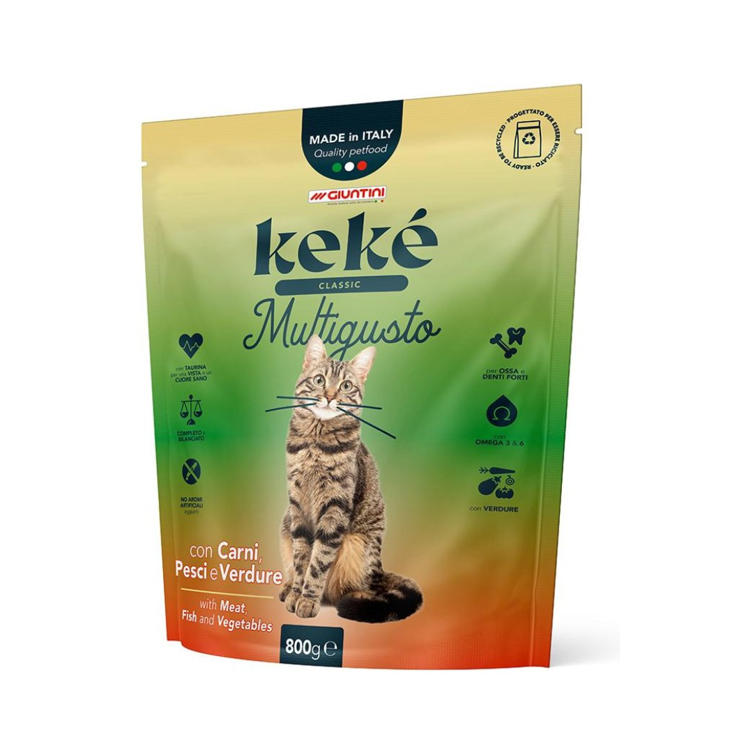 templet 1080 (97) KEKE CLASSIC MULTIGUSTO ADULT CATS FISH & VEGETABLES 800g - Image 1